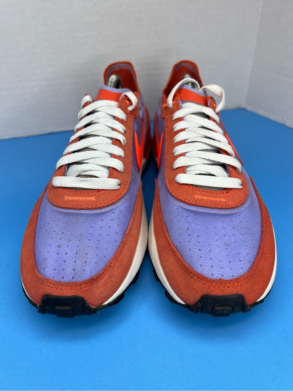 Women’s Nike Waffle One Team Orange Sz 10 NO INSOLES DC2533-800 Like New No Box - Picture 5 of 16